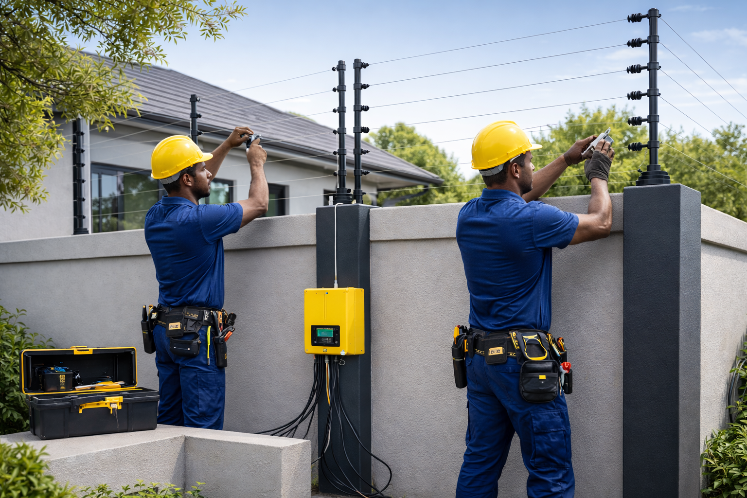 Professional electric fence installation for home security in South Africa